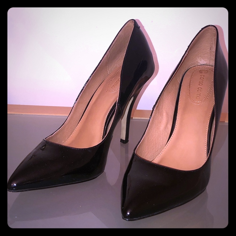 Perfect black patent leather heels